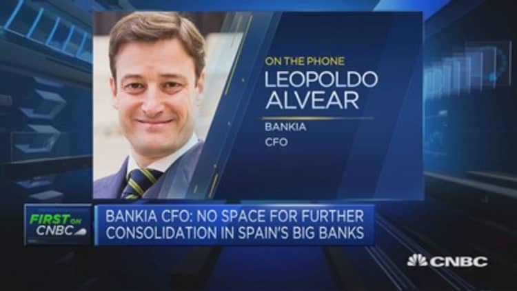 Not much space for further consolidation among Spain's big banks: Bankia CFO