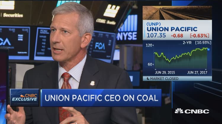 We'd love to see coal generate electricity: Union Pacific CEO Lance Fritz
