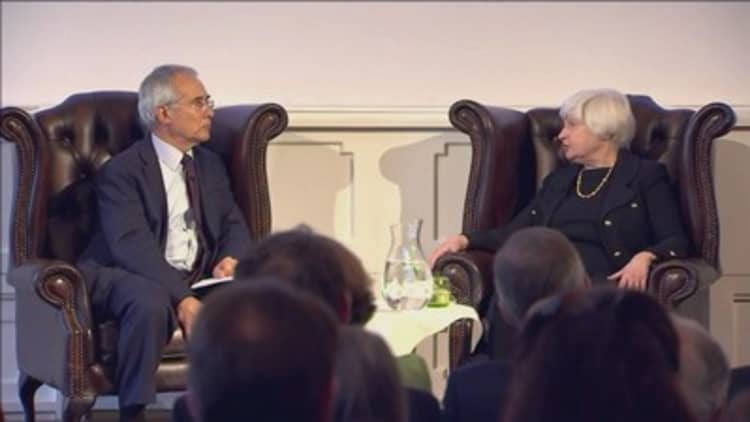 Yellen: Banks 'very much stronger'; another financial crisis not likely 'in our lifetime'