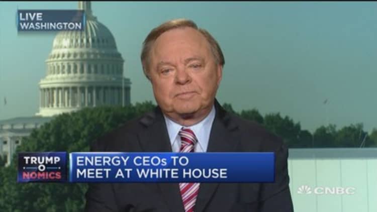 Continental Resources' Harold Hamm: Oil needs to be north of $50 to be sustainable