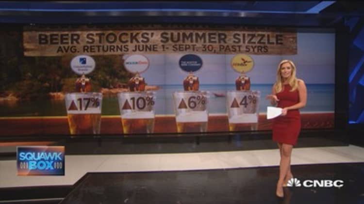 Betting on beer stocks amid summer sizzle