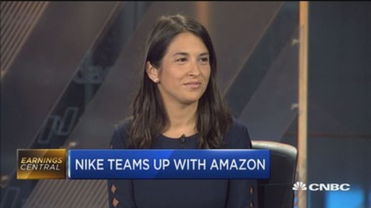 Nike's Amazon strategy just a test right now: Berenberg's Corinna Freedman