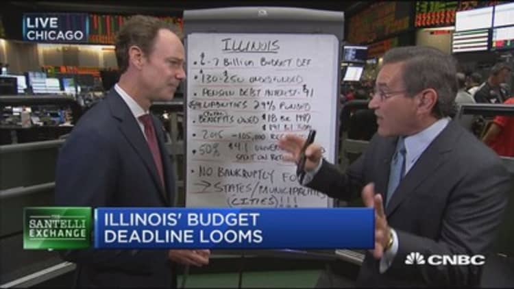Santelli Exchange: Illinois' budget deadline looms