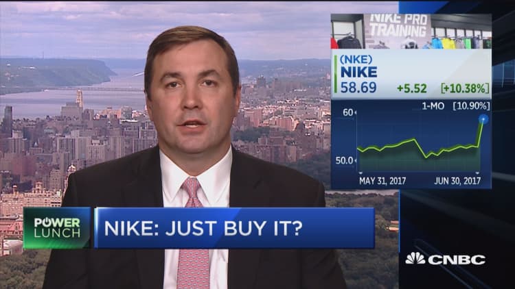 Nike remains attractive on its valuation