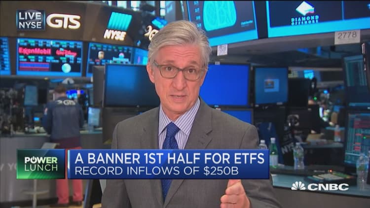 A banner first half for ETFs