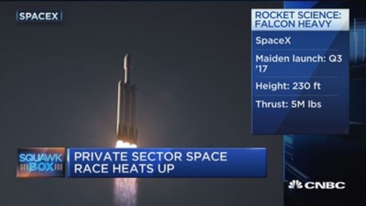 Private sector space race heats up