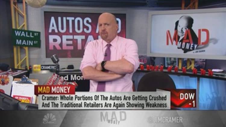 Market seems unfazed by plunges in autos, retail