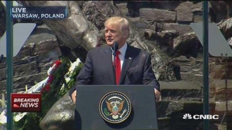 Trump: America loves Poland