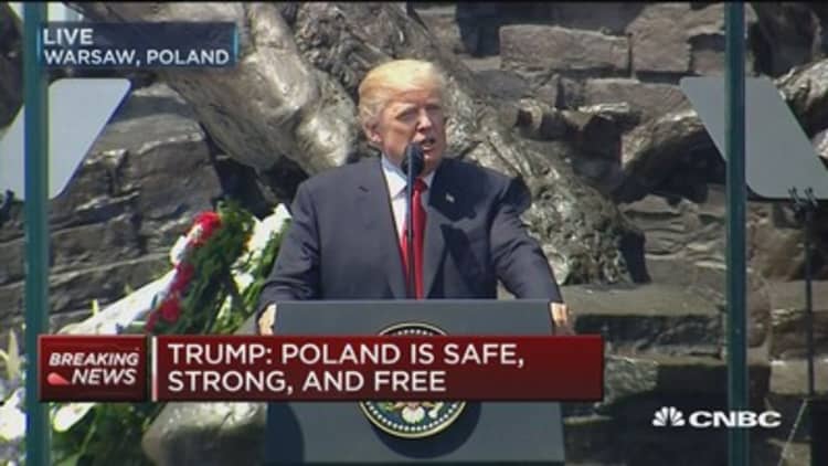 Trump: US eager to expand partnership with Poland