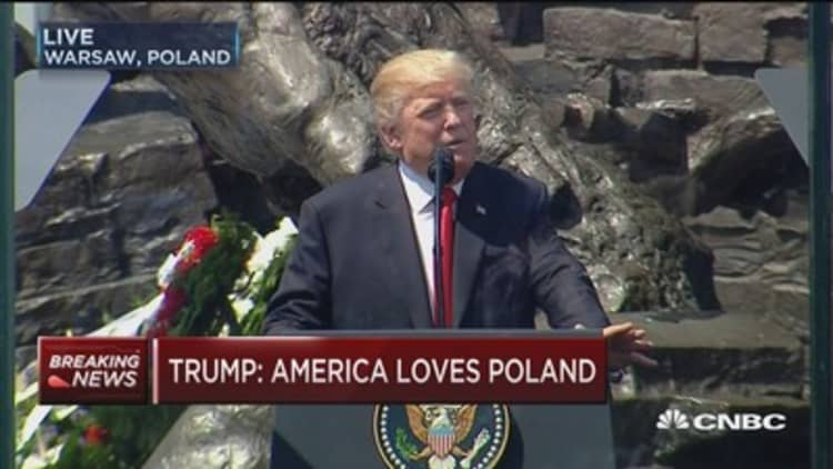 Trump: Poland could not be broken by oppressors