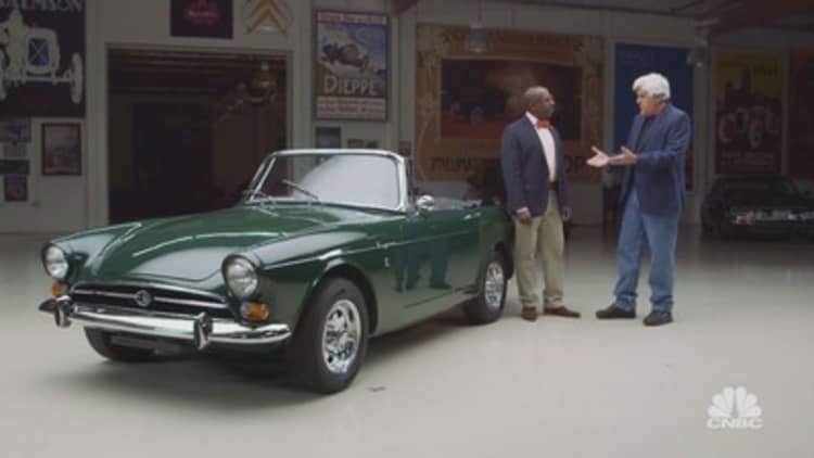 Jay Leno, Donald Osborne and the legend of the Sunbeam Tiger sports car