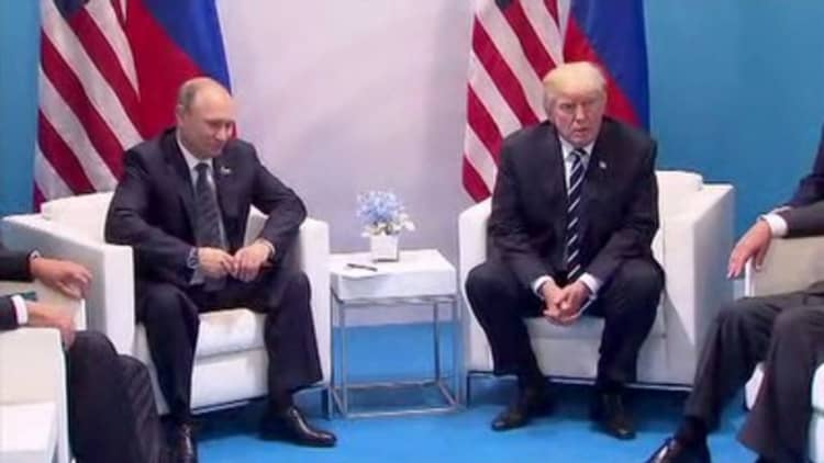 Trump on his 'impenetrable' cybersecurity unit with Putin: I didn't mean it