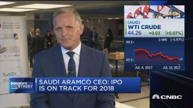 Saudi Aramco CEO: Worried about long-term oil supply