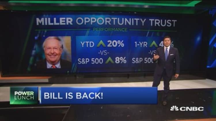 Bill Miller's beating the market by 20 percent with help from these four stocks