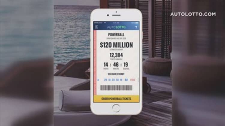 Millennials rarely buy lottery tickets, but a mobile Powerball app wants to reel them into the game