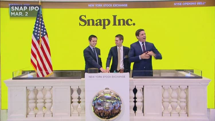 Snapchat shares downgraded by Morgan Stanley, a rare rebuke by a firm that helped bring it public