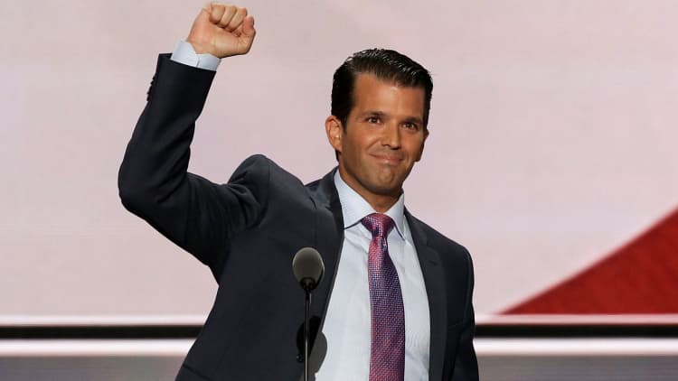Trump reacts to Jr.'s emails: 'My son is a high quality person'