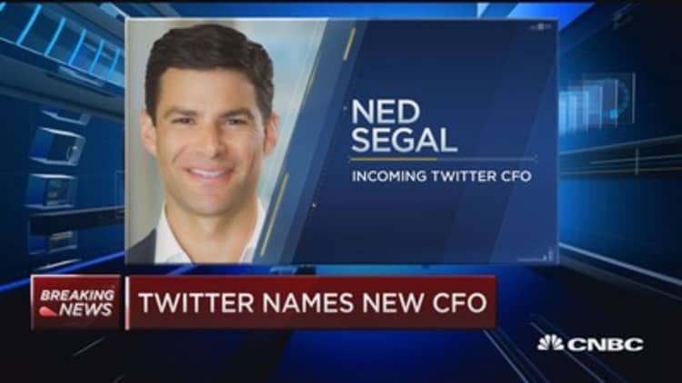 Neg Segal to become Twitter CFO in August