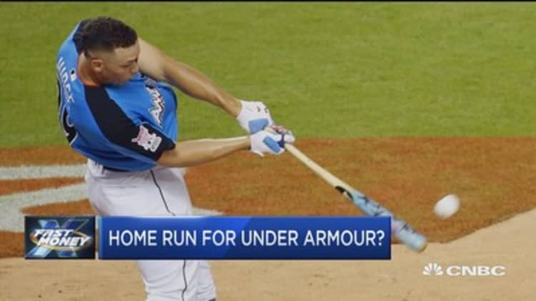 Will baseball save beaten down Under Armour?