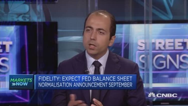 Expect next Fed rate hike in December: Fidelity