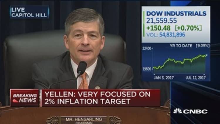 Yellen: We are very focused on 2% inflation target