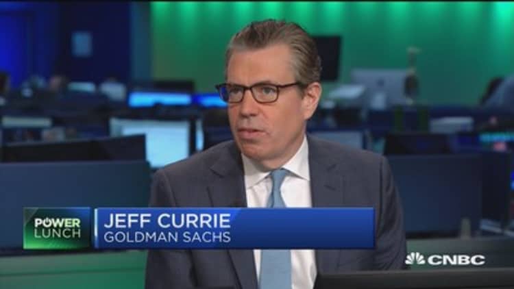 Goldman Sachs' Jeff Curie: There's not too much oil in this market, there's too much money
