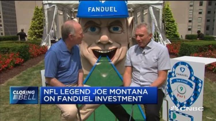 NFL legend Joe Montana discusses Fanduel's new golf gaming option