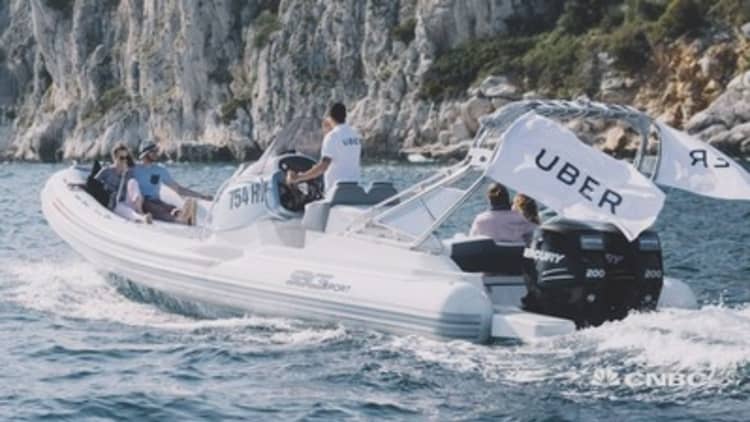 You can now take an Uber boat