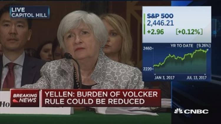 Yellen: We've done a great deal since financial crisis to strengthen financial system