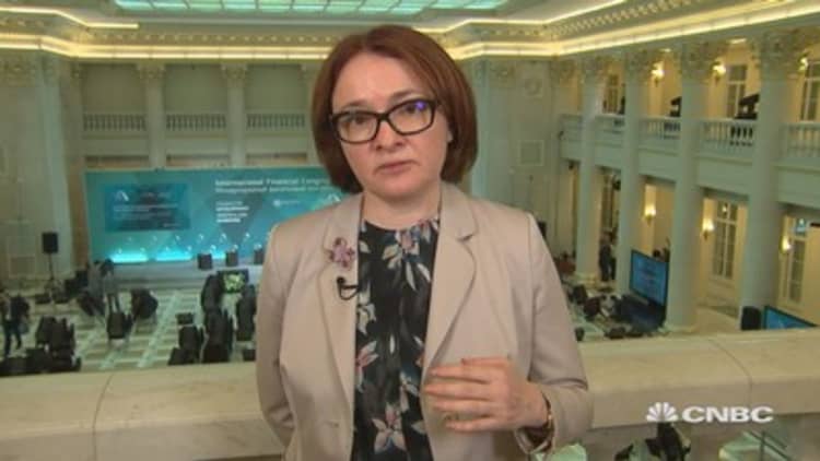 The oil market could stay quite volatile: Russia's Elvira Nabiullina
