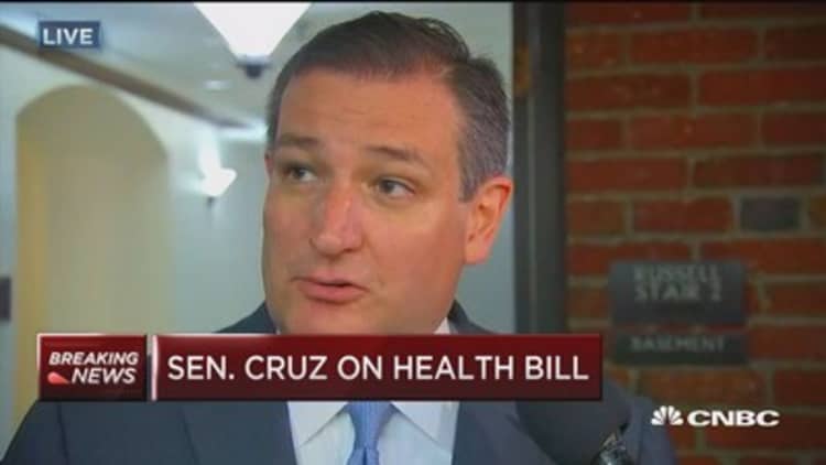 Sen. Cruz: Amendment adds ability for insurers to offer bare-bones options
