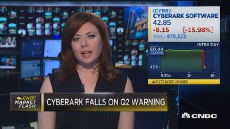 Cyberark falls on Q2 warning