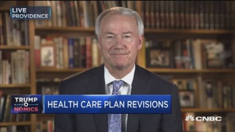 Gov. Hutchinson: Anxious to see CBO numbers on Medicaid