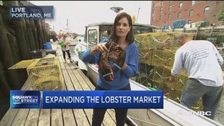 Booming demand in China boosts US lobster business