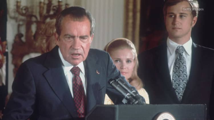 Trump's impeachment is more favorable than Nixon's