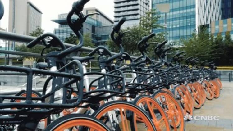 Bike-sharing the hottest start-up trend in China