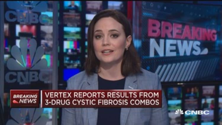 Vertex reports results from 3-drug cystic fibrosis combos