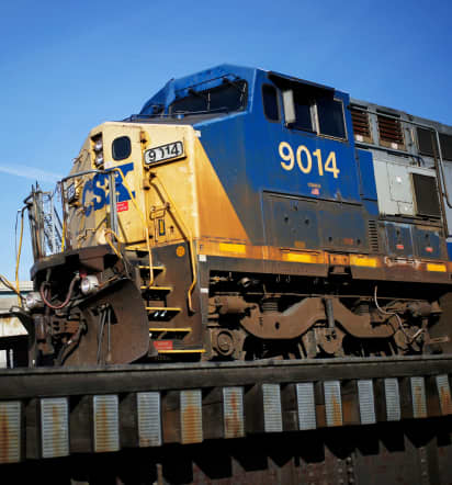 CSX shares fall after the railroad operator forecast less robust revenue growth for 2019