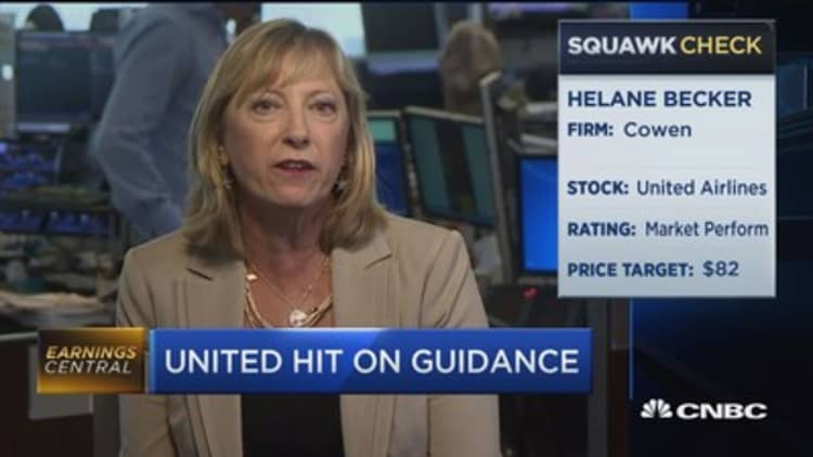 This is a transition year for United: Cowen's Helane Becker