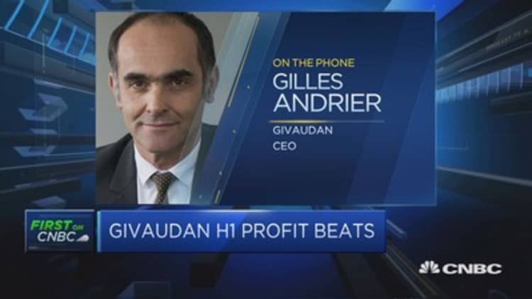Givaudan: Targeting 4-5% average sales growth over next 5 years