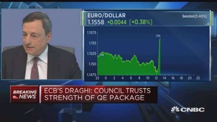 Greece's return to the bond market should be done in a 'lasting way': ECB president Draghi