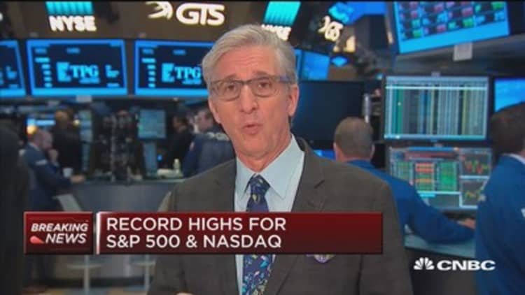 Markets open mixed as Nasdaq and S&P 500 hit record highs