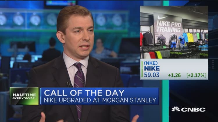 Nike upgraded at Morgan Stanley