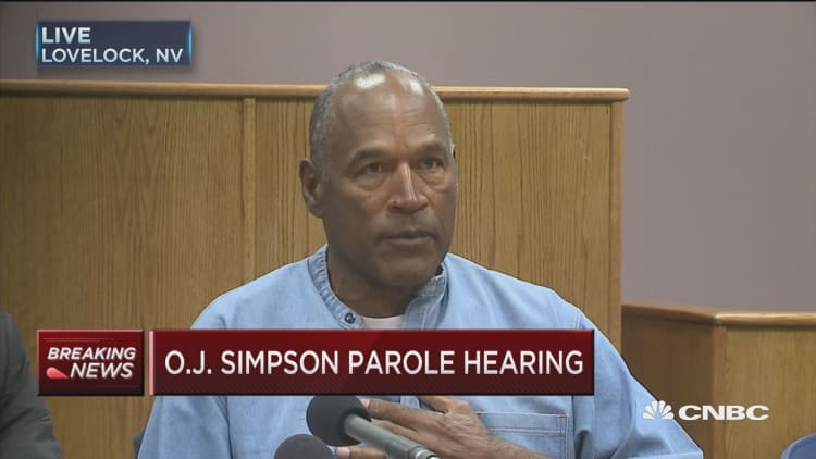 O.J. Simpson speaks at parole hearing