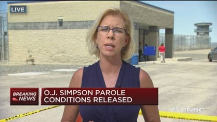 OJ Simpson parole conditions released