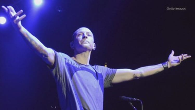 Linkin Park frontman Chester Bennington dies in LA at 41
