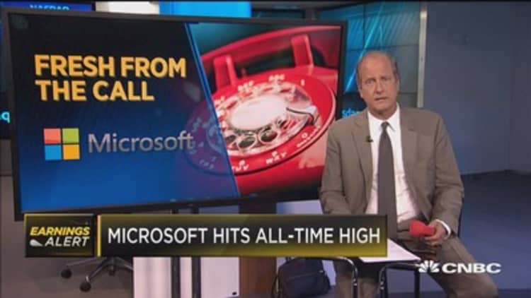 Here's why one analyst says Wall Street should be encouraged following Microsoft's earnings call