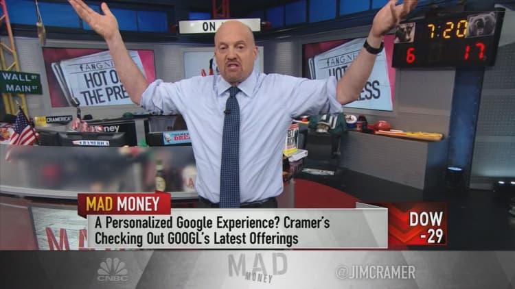 Cramer makes the case for buying stock in the ever-innovating FANG companies