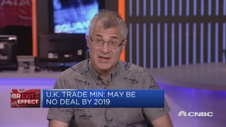 UK trade min: May be no deal by 2019