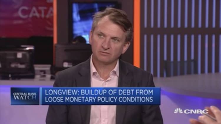 Build-up of debt from loose monetary policy conditions: Longview